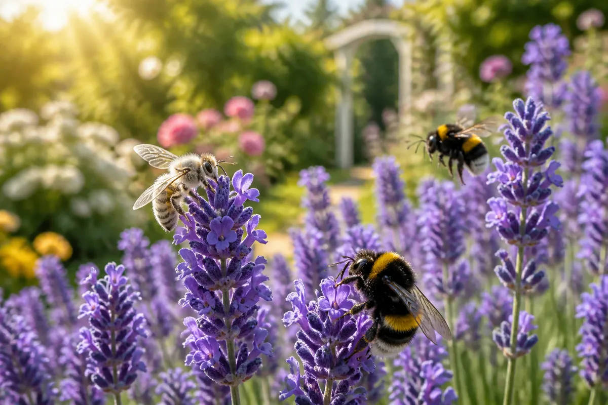 insecte benefice polenizatori grădină vară