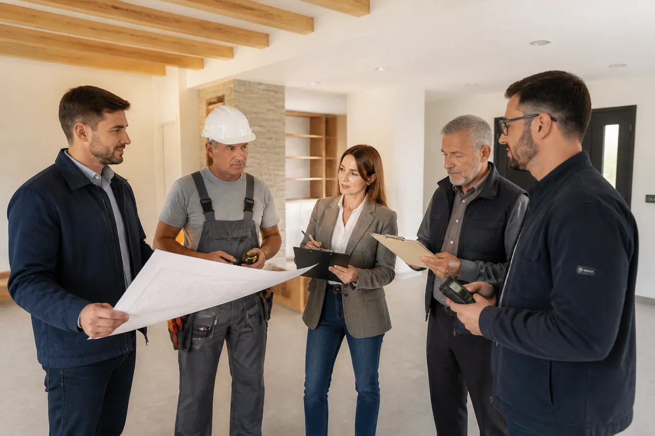 recepție la terminarea lucrărilor pentru construcție și verificarea casei