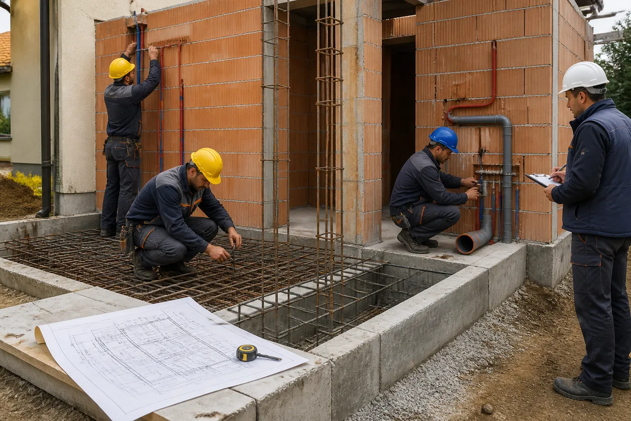execuția controlată a unei extensii de locuință