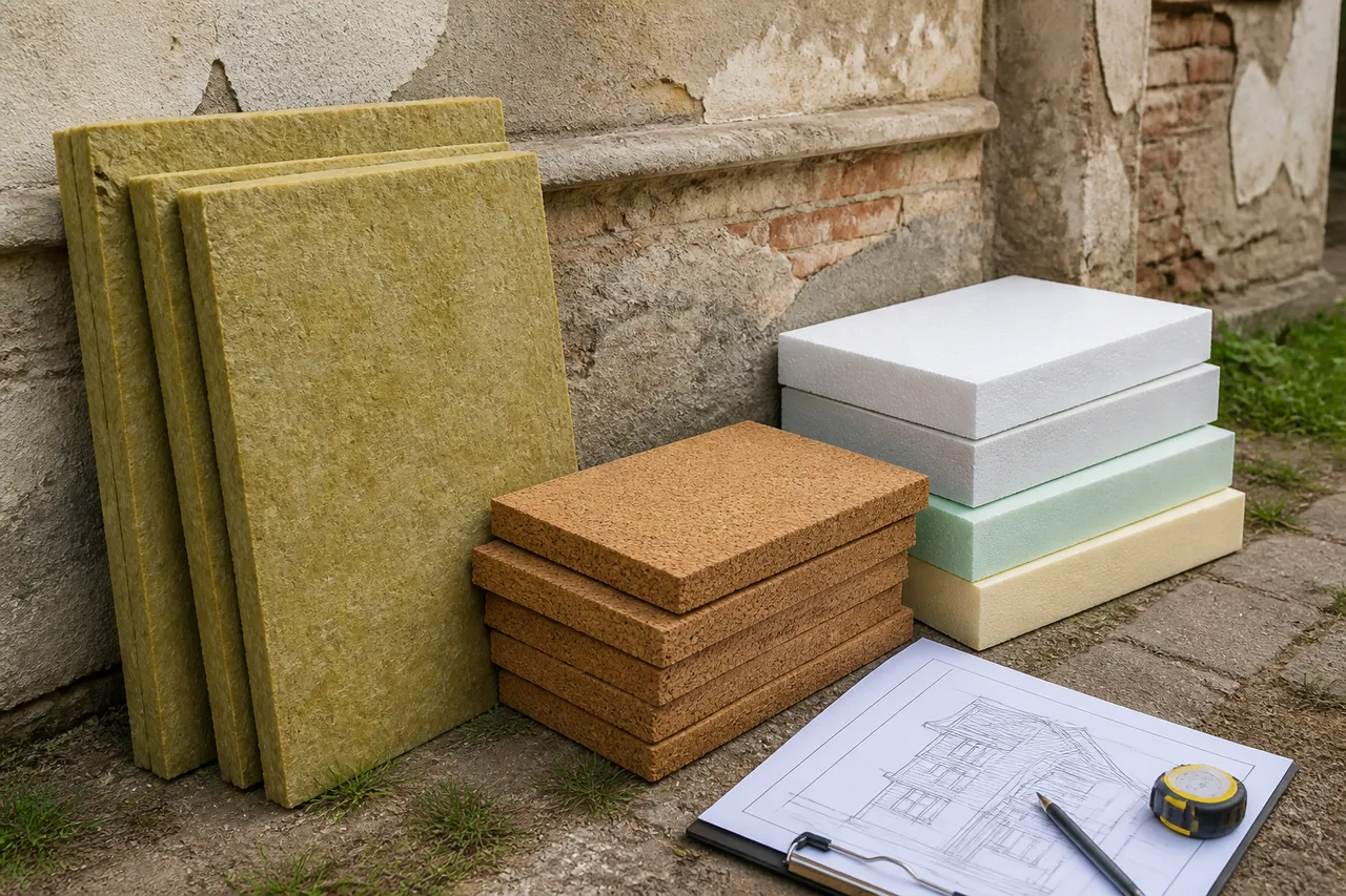 materiale pentru termoizolarea unei case vechi
