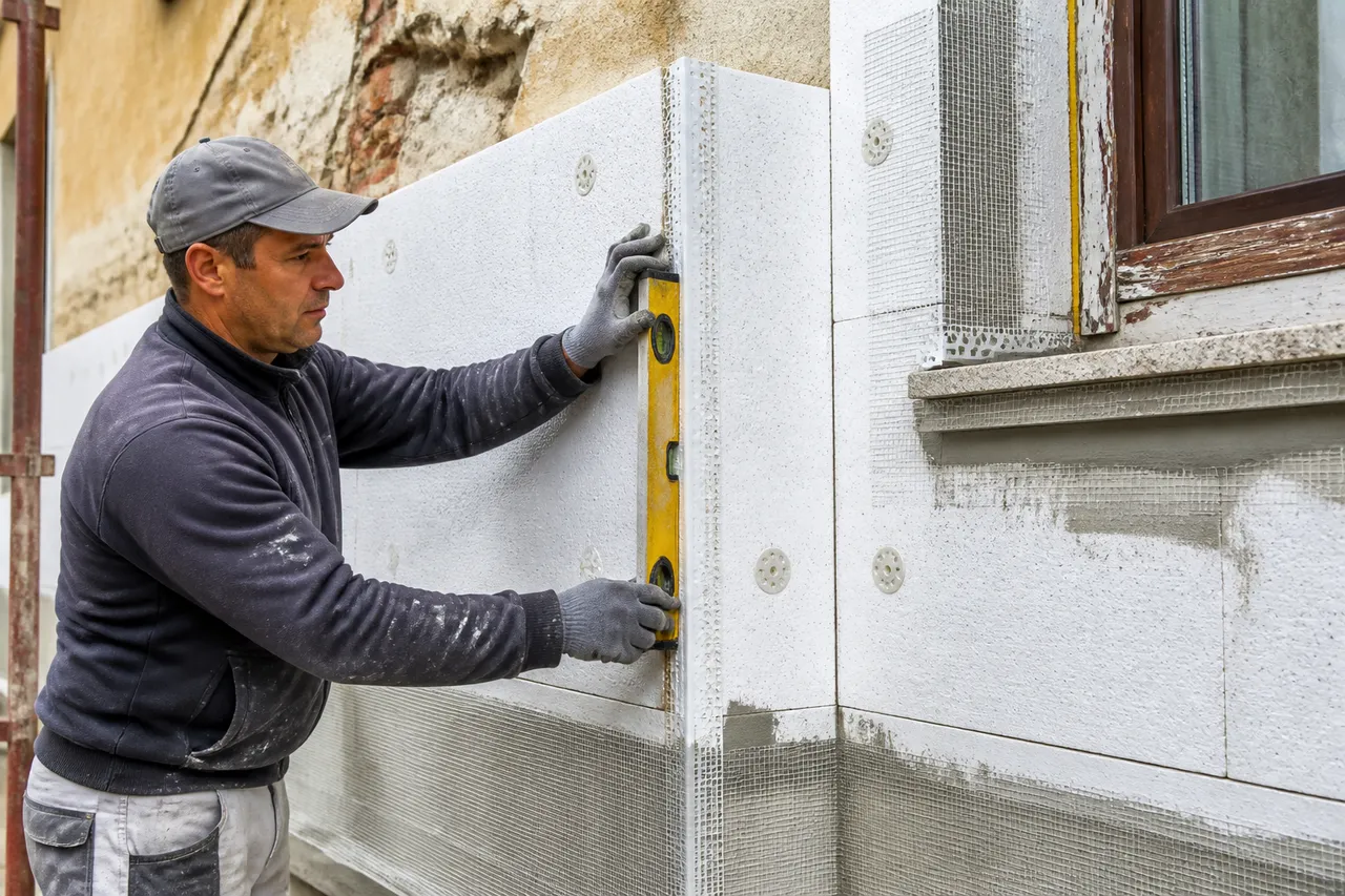 montarea corectă a termoizolației pe fațadă