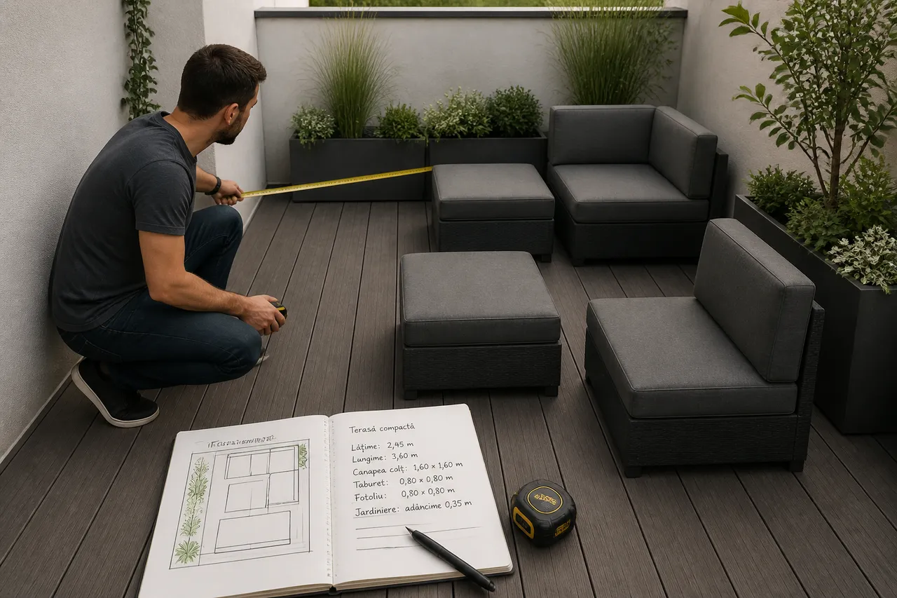 planificarea unei terase compacte