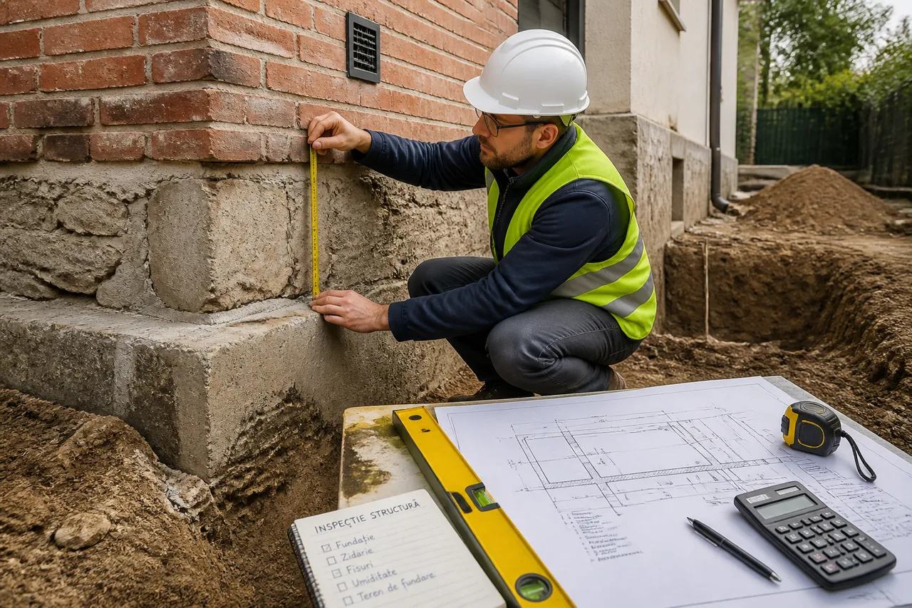 verificarea structurii înainte de extinderea casei