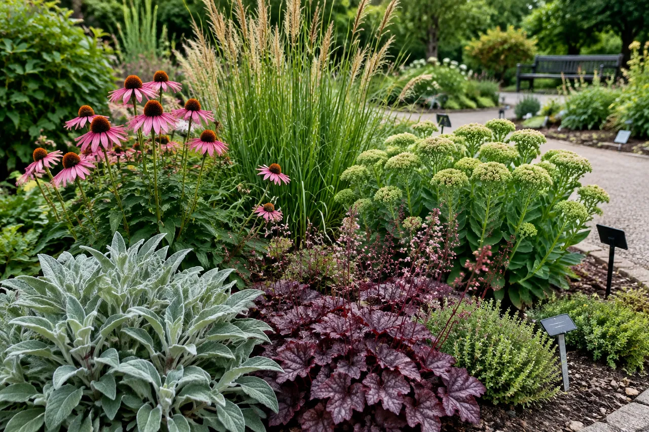 asocieri de plante ornamentale pentru ronduri și grădini de acasă