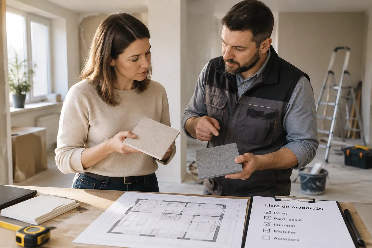 modificări în contractul de renovare