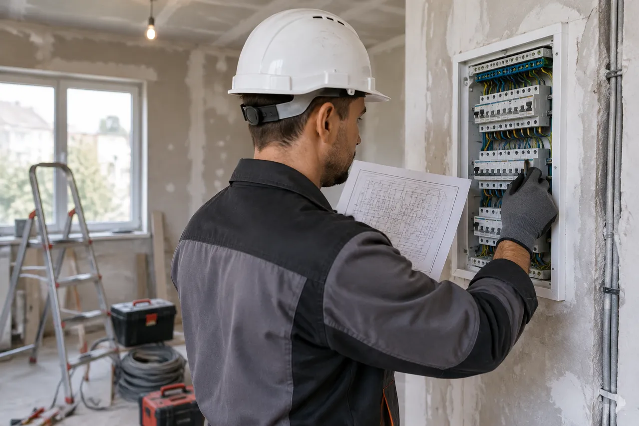 verificarea instalației electrice înainte de finisaje